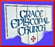 Grace Church in Rice Lake sign